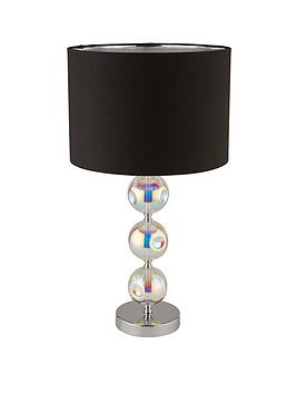 Very  Bluebell Stacked Ball Iridescent Glass Table Lamp