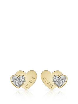 guess-guess-gold-tone-crystal-set-double-heart-stud-earrings