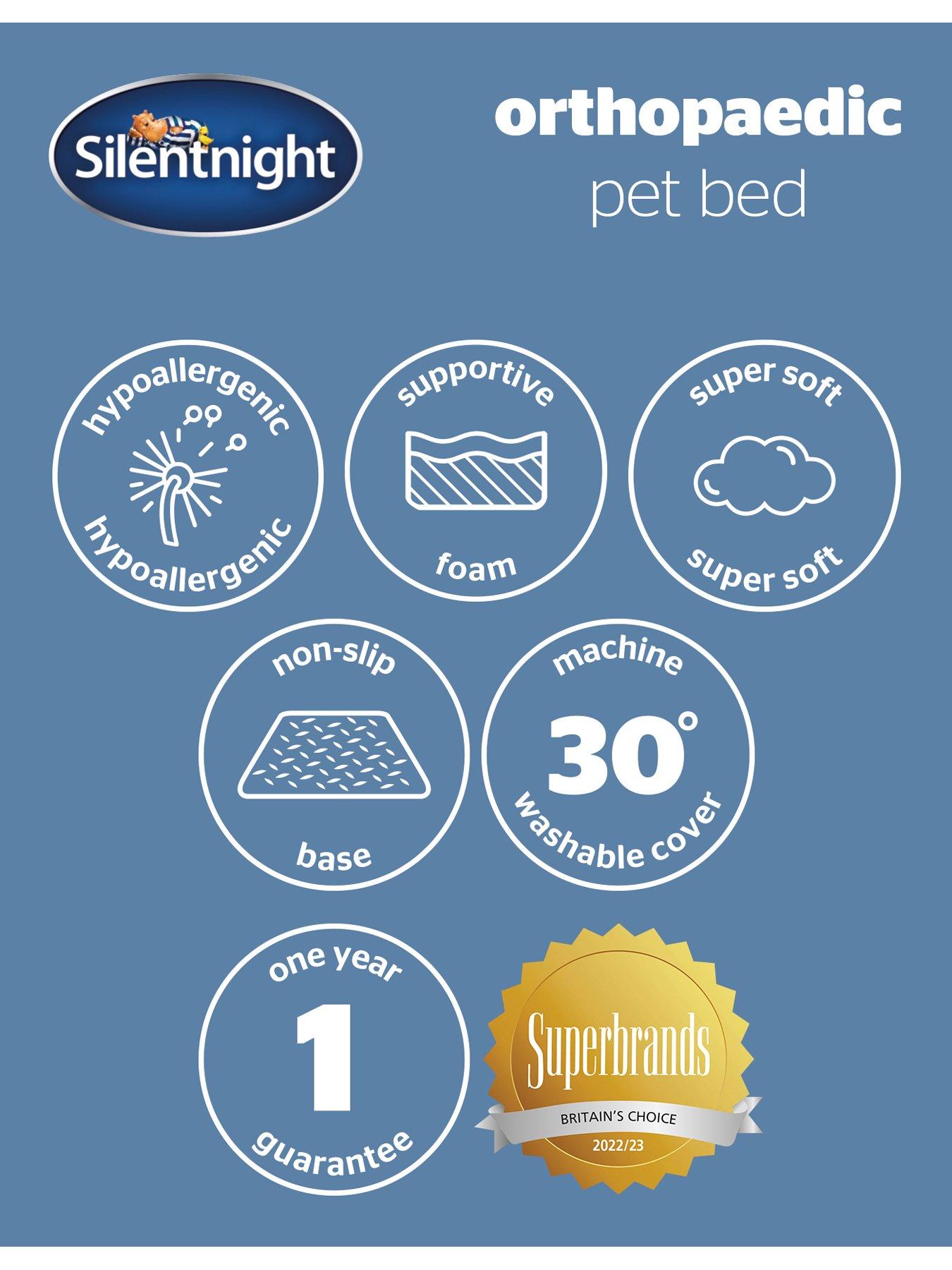 Image 6 of 6 of Silentnight Orthopaedic Mattress Pet Bed - Grey