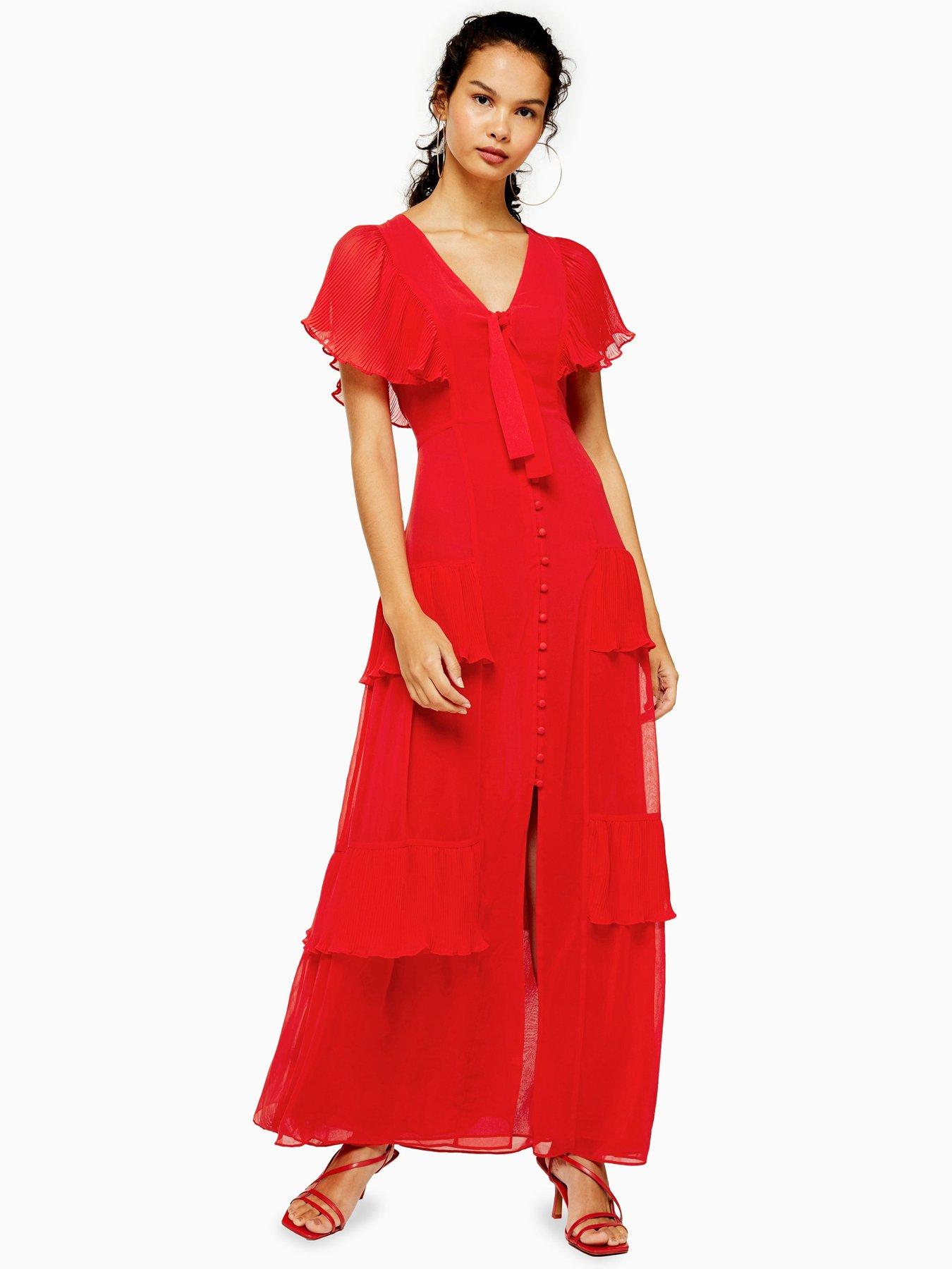 topshop maxi dress with split