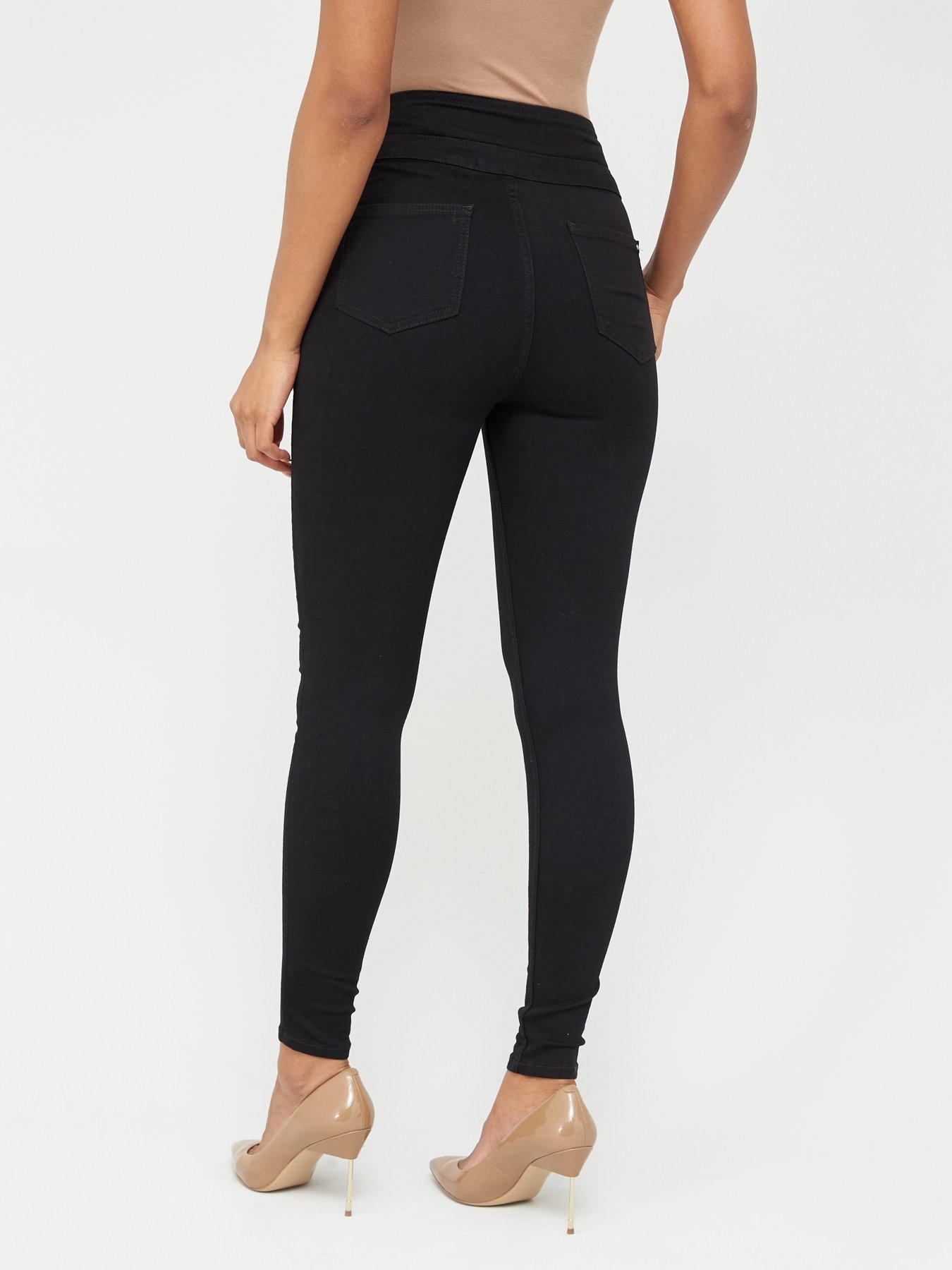 V by Very Macy High Waist Skinny Jean - Black