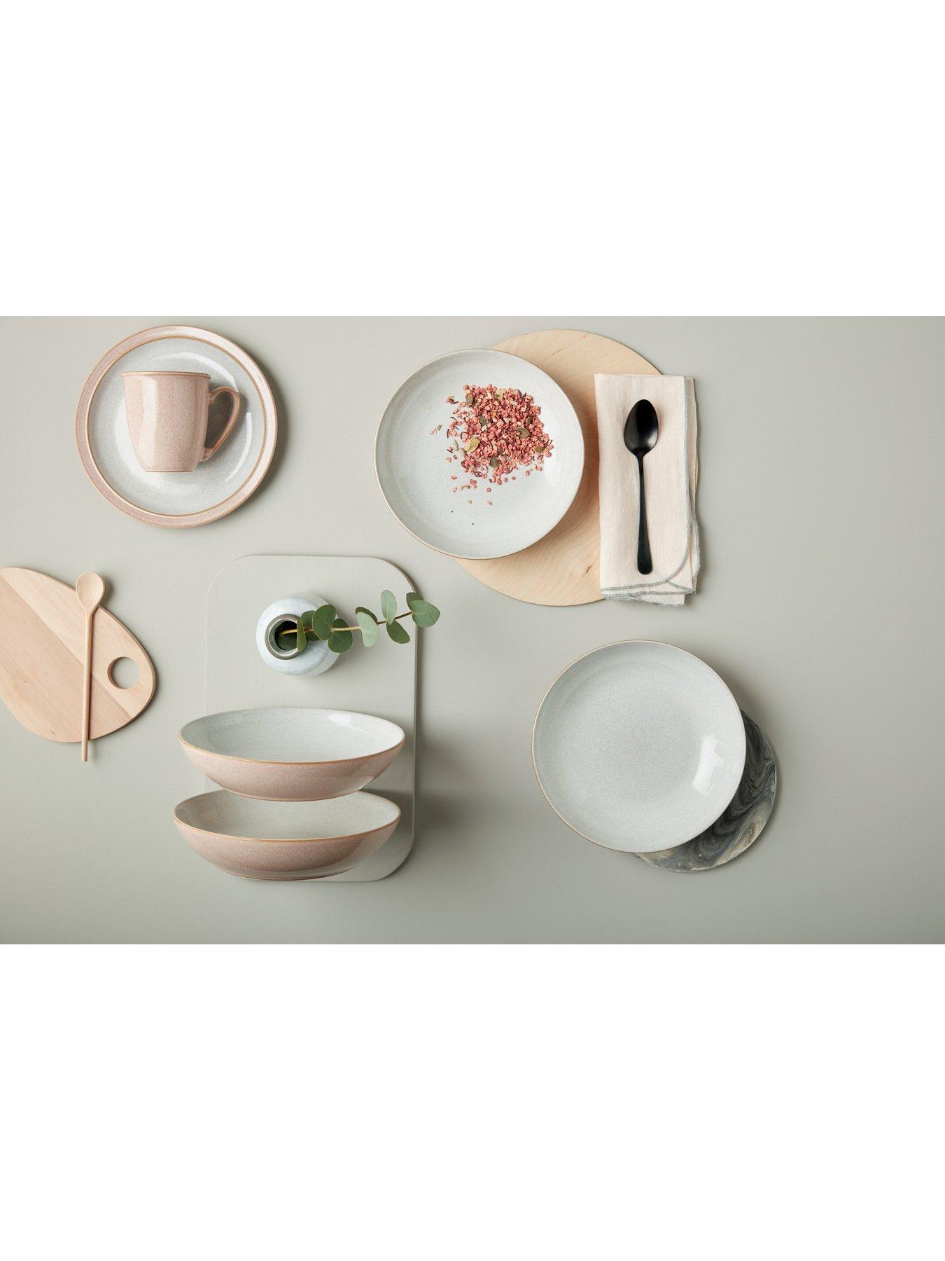 Image 2 of 4 of Denby Elements Set of 4 Pasta Bowls &ndash; Sorbet Pink