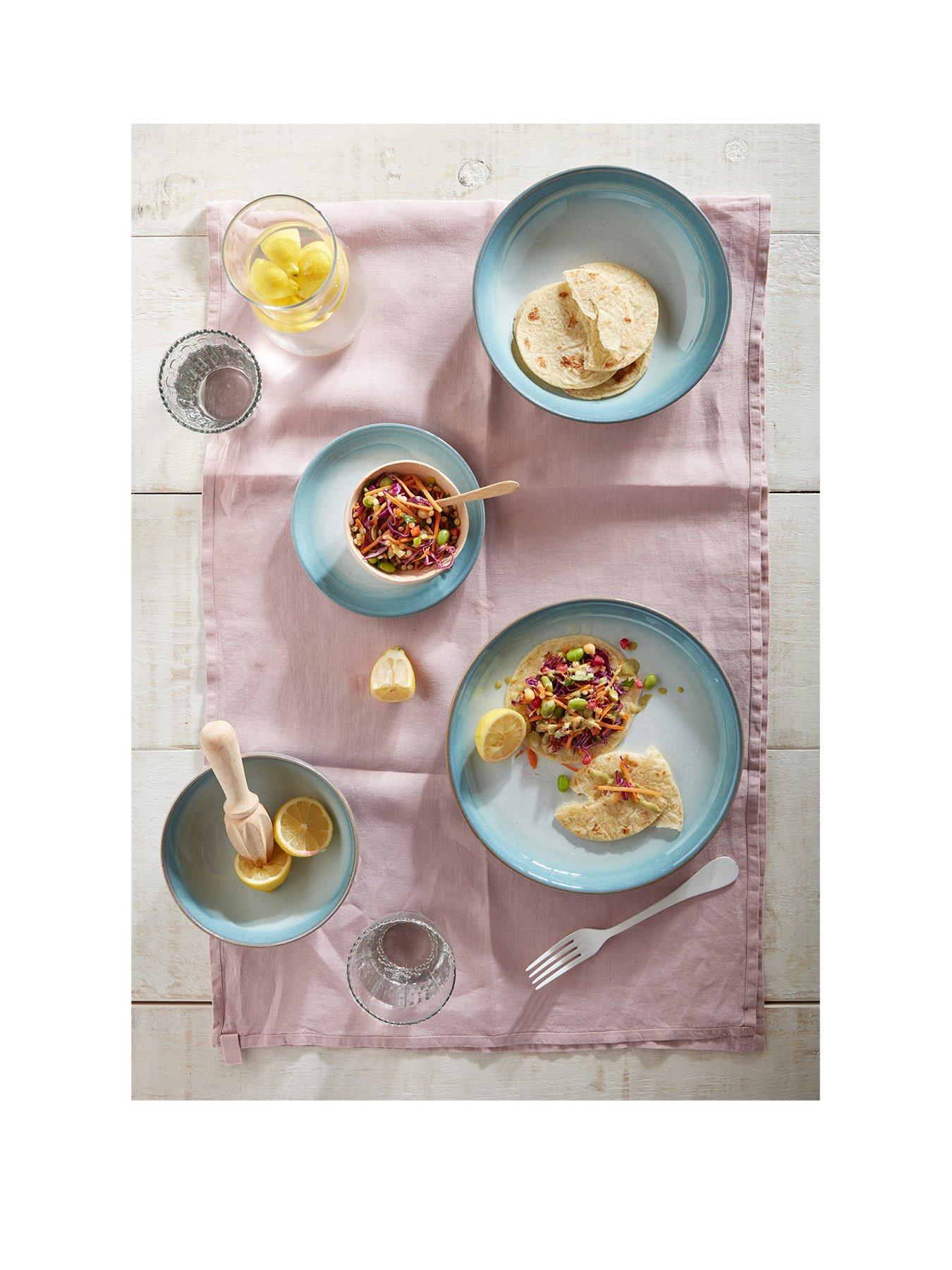 undefined Azure Haze Coupe Dinner Plates (Set of 4)
