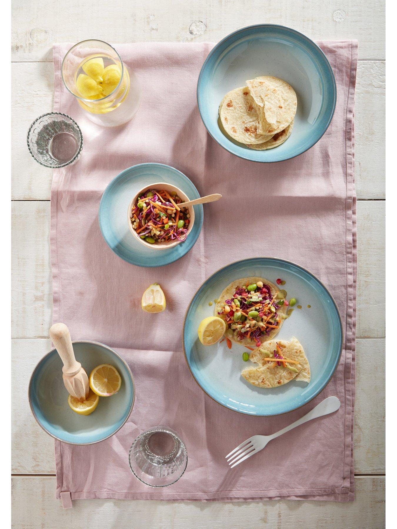 Image 2 of 5 of Denby <p>Azure Haze Set of 4 Pasta Bowls</p>