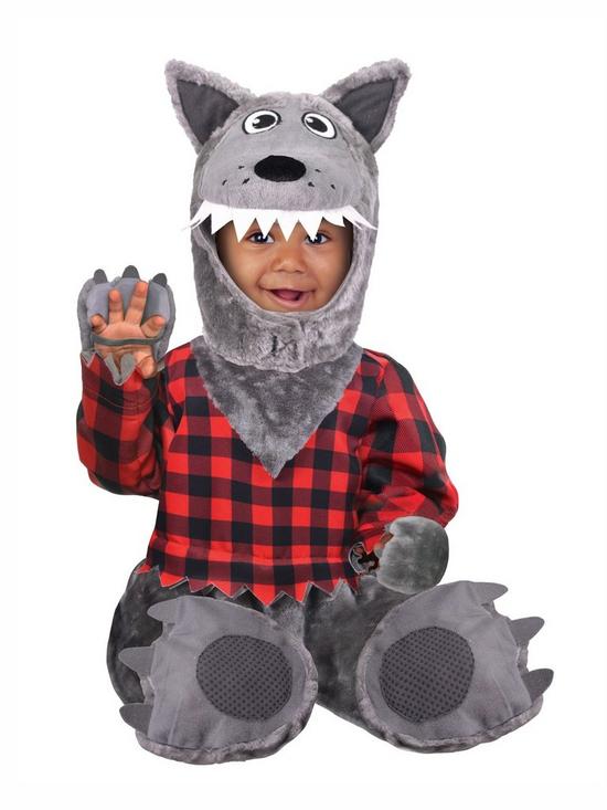 front image of baby-wolf-costume