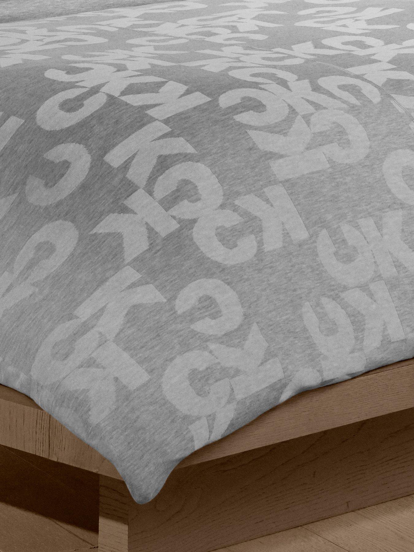 Calvin Klein Monogram Duvet Cover Littlewoods Com