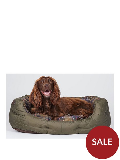 barbour-petsnbspquilted-dog-bed-olive