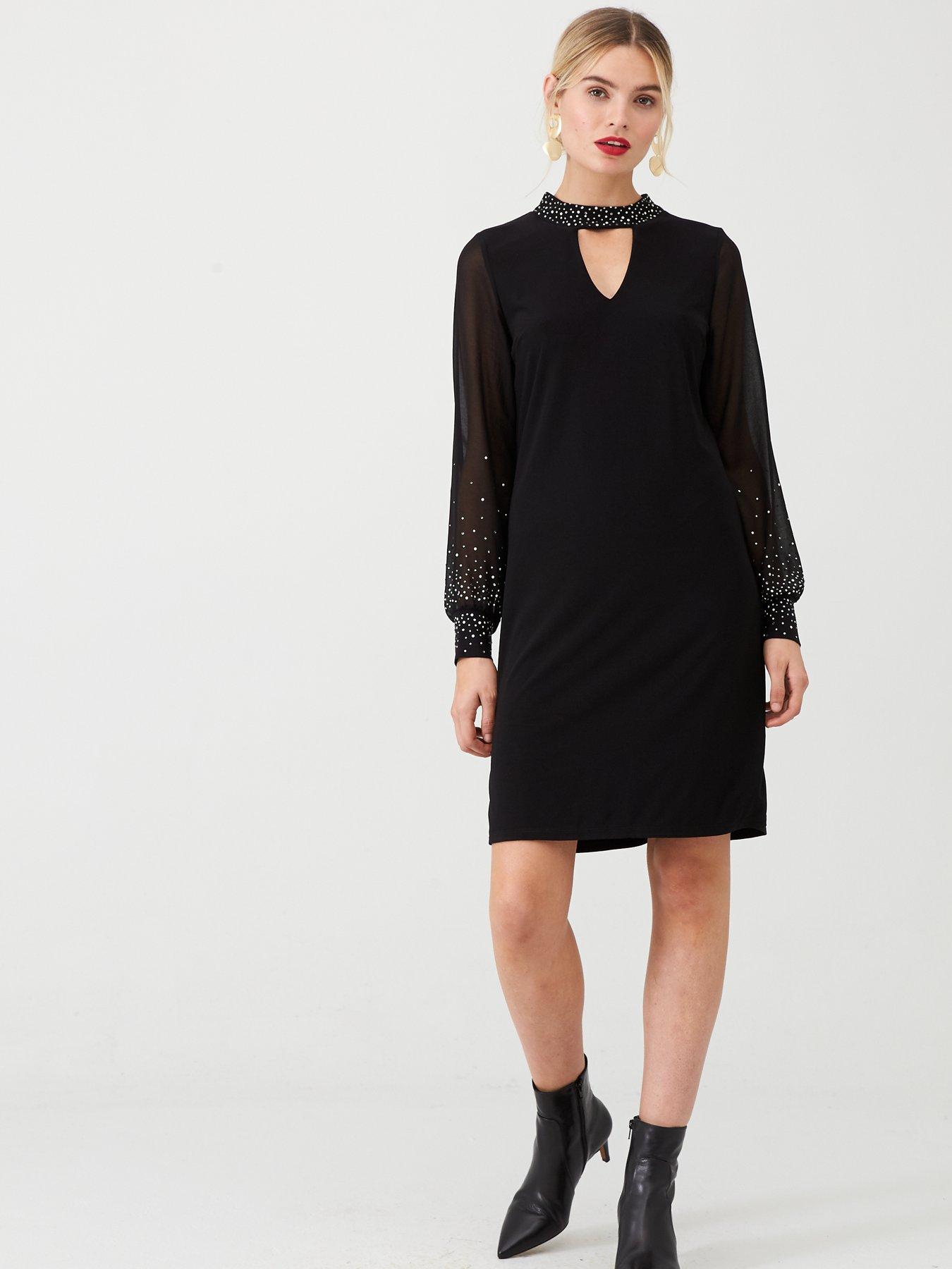 wallis hotfix bardot dress