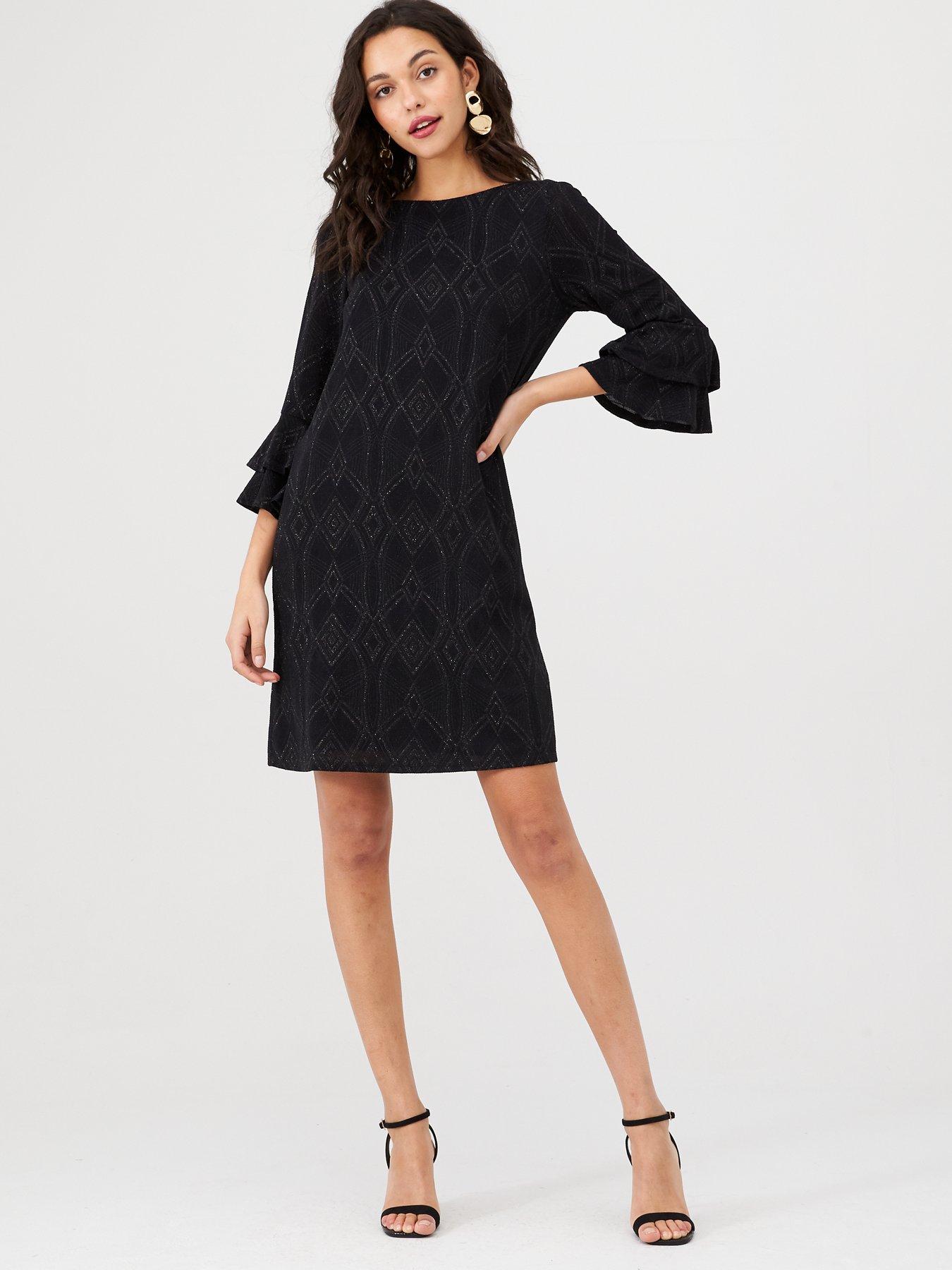 wallis flute sleeve dress