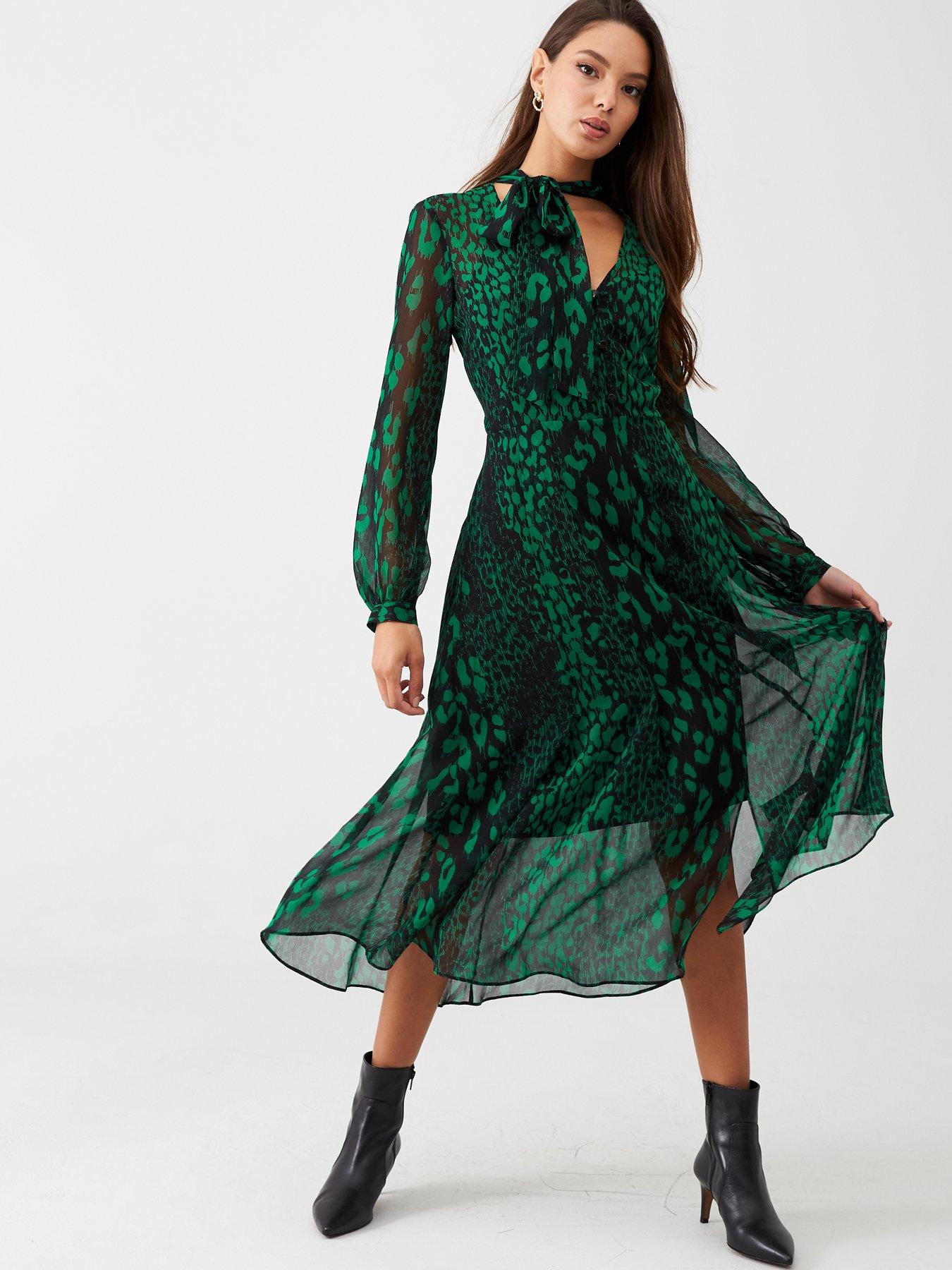 wallis green dress