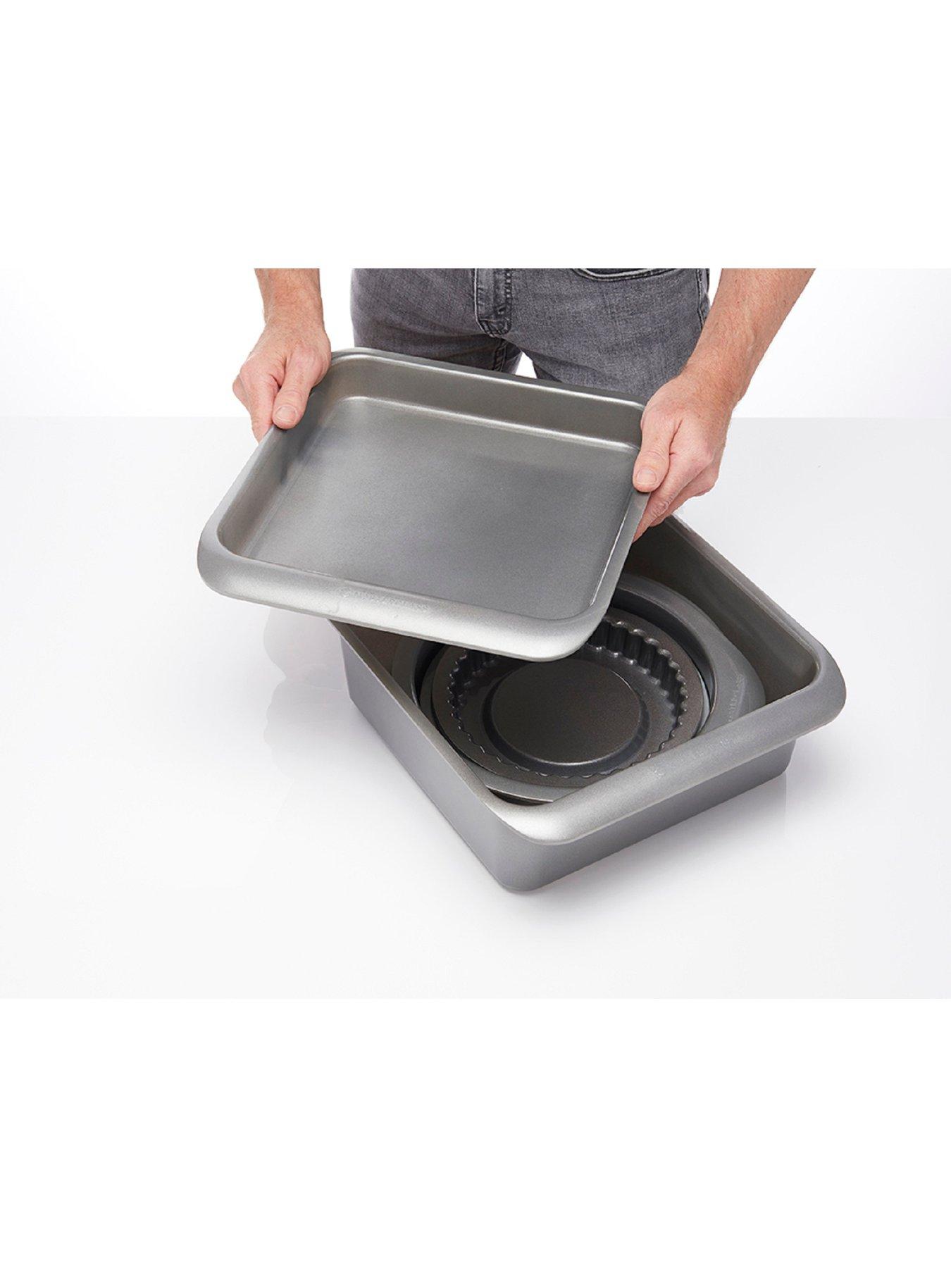 Image 2 of 5 of MasterClass Smart Space 7pc Stacking Non-Stick Baking &amp; Pastry Set
