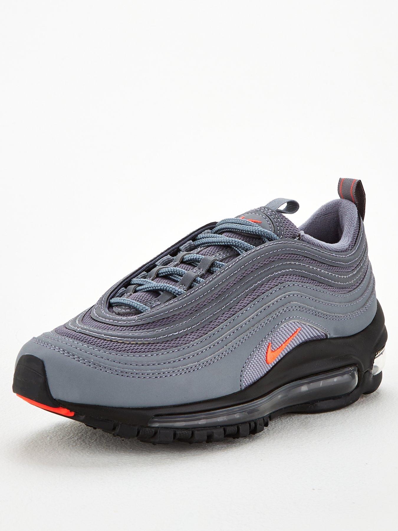 nike 97 black with red tick