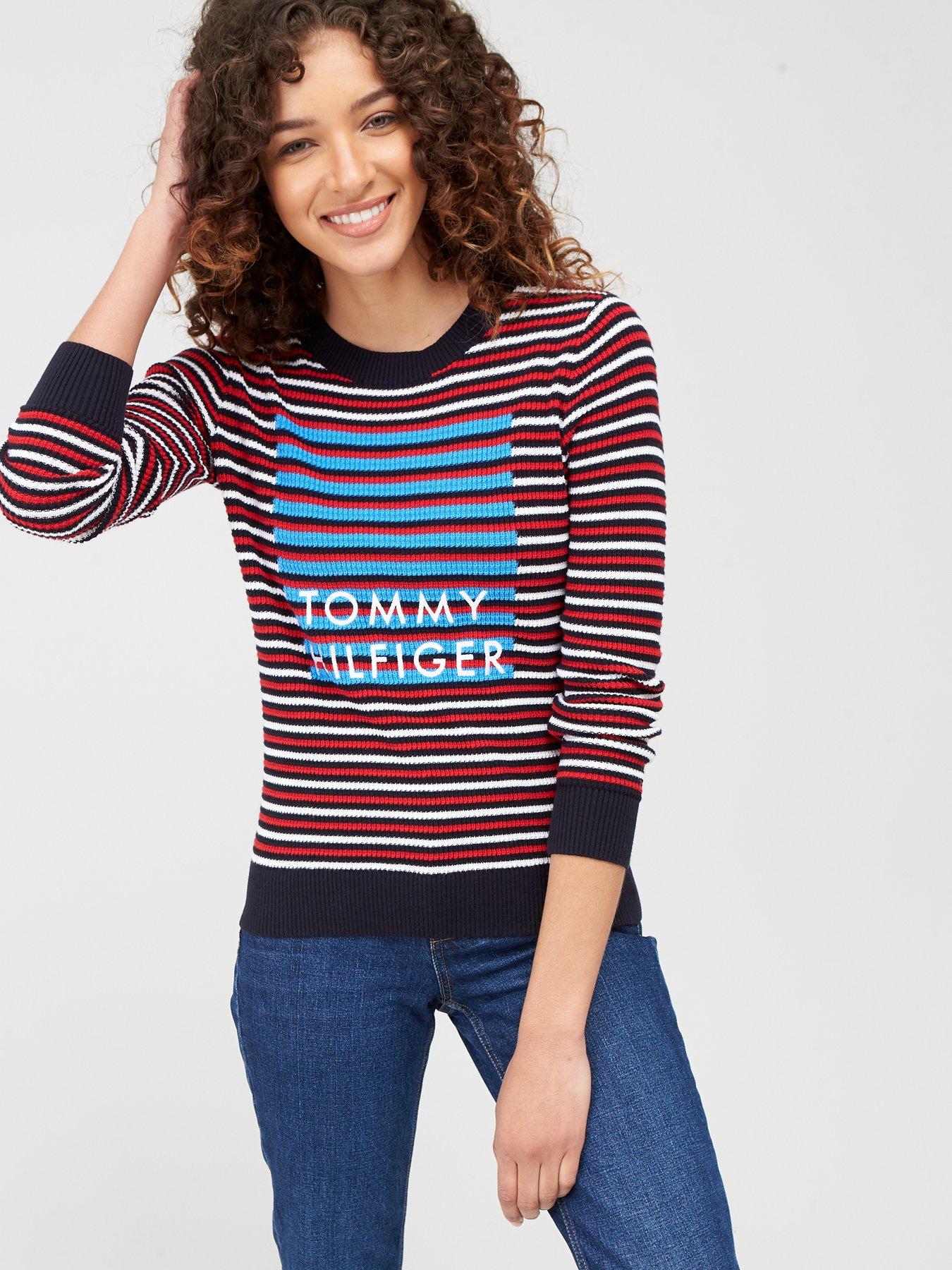 tommy hilfiger jumper red