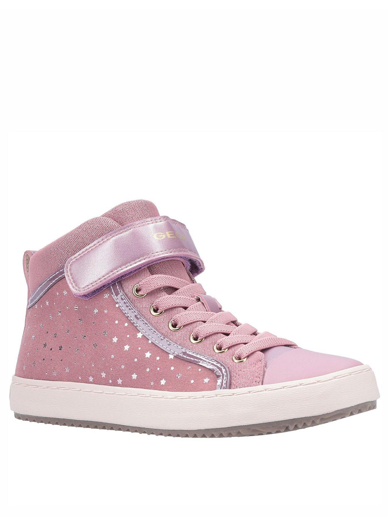 geox rose gold trainers