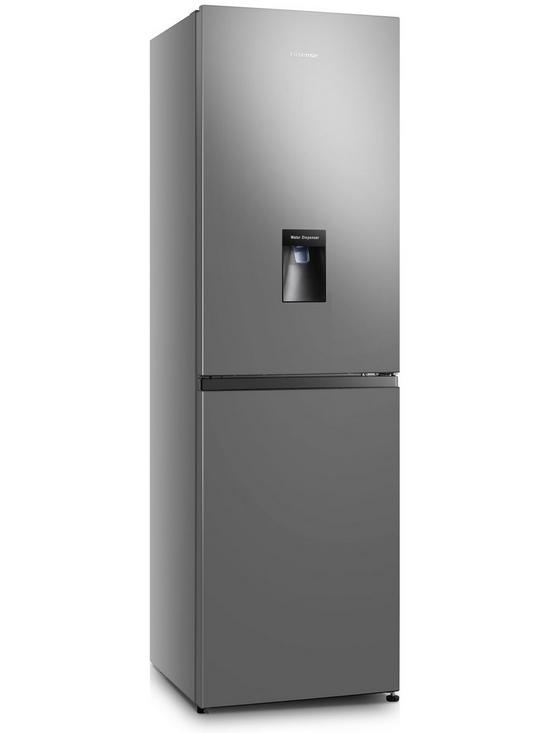 stillFront image of hisense-rb327n4wc1-55cm-wide-total-no-frost-fridge-freezer-silver