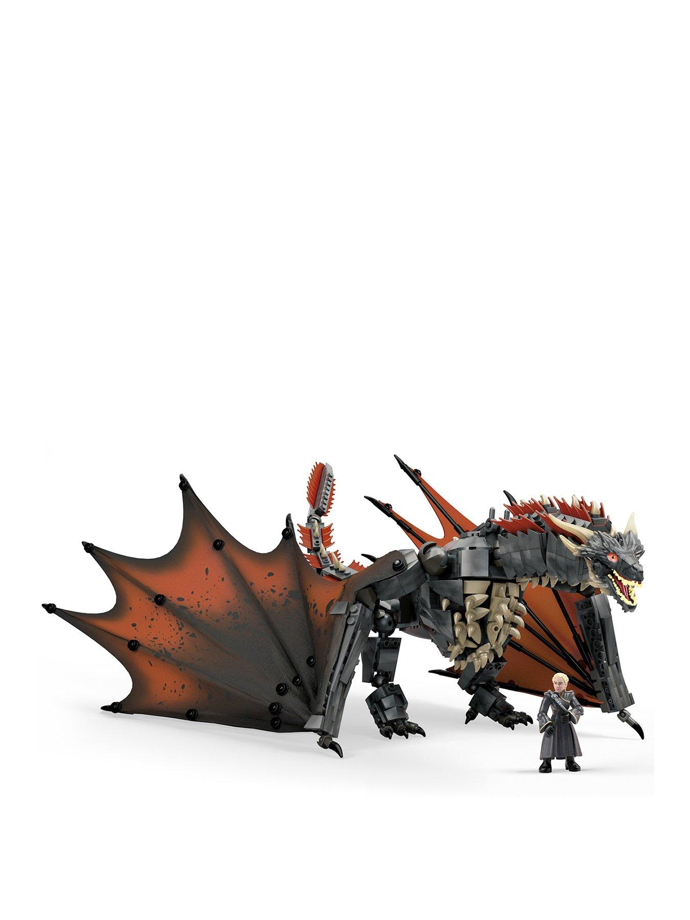 mega construx game of thrones daenerys & drogon