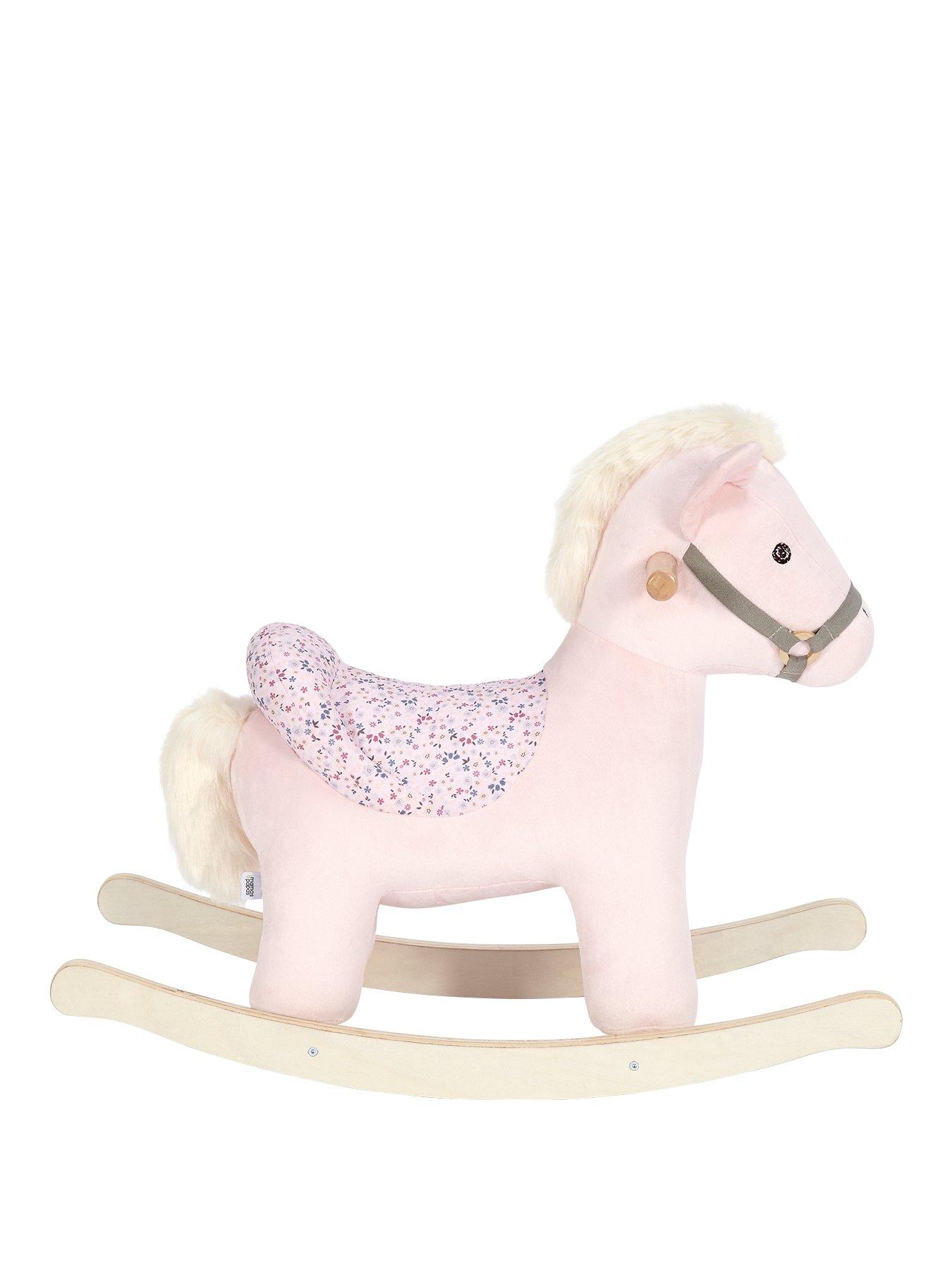 DOLU Rocking Horse with Wheels Plastic Rock Your Horse or Ride  Easy Assembly
