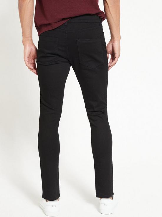 stillFront image of everyday-skinny-jeans-with-stretch-black
