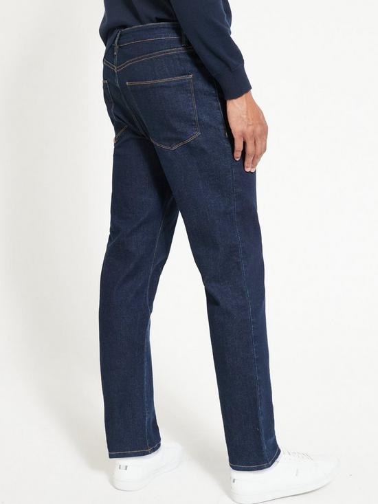 stillFront image of everyday-straight-jeans-with-stretchnbsp--raw-wash