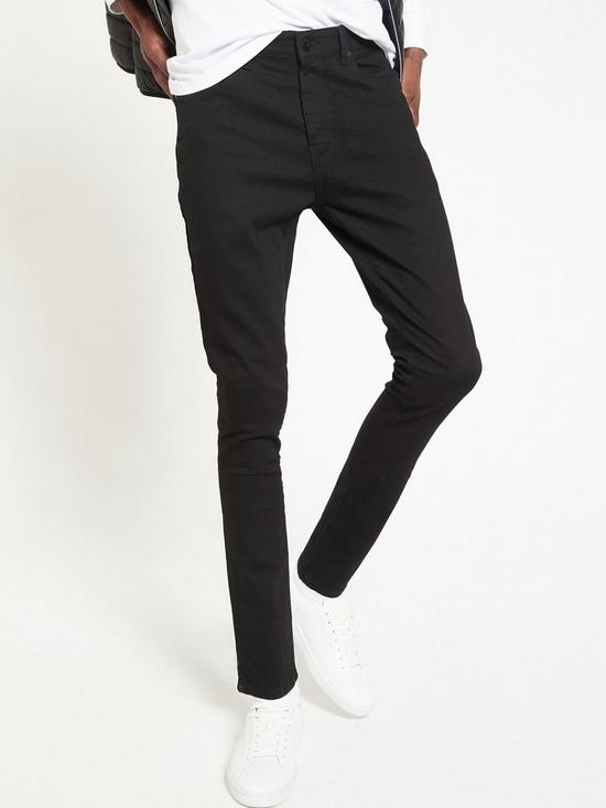 front image of everyday-superskinny-jeannbspwith-stretch-black