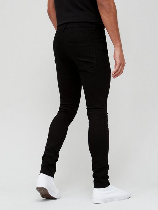 stillFront image of very-man-superskinny-jeannbspwith-stretch-black