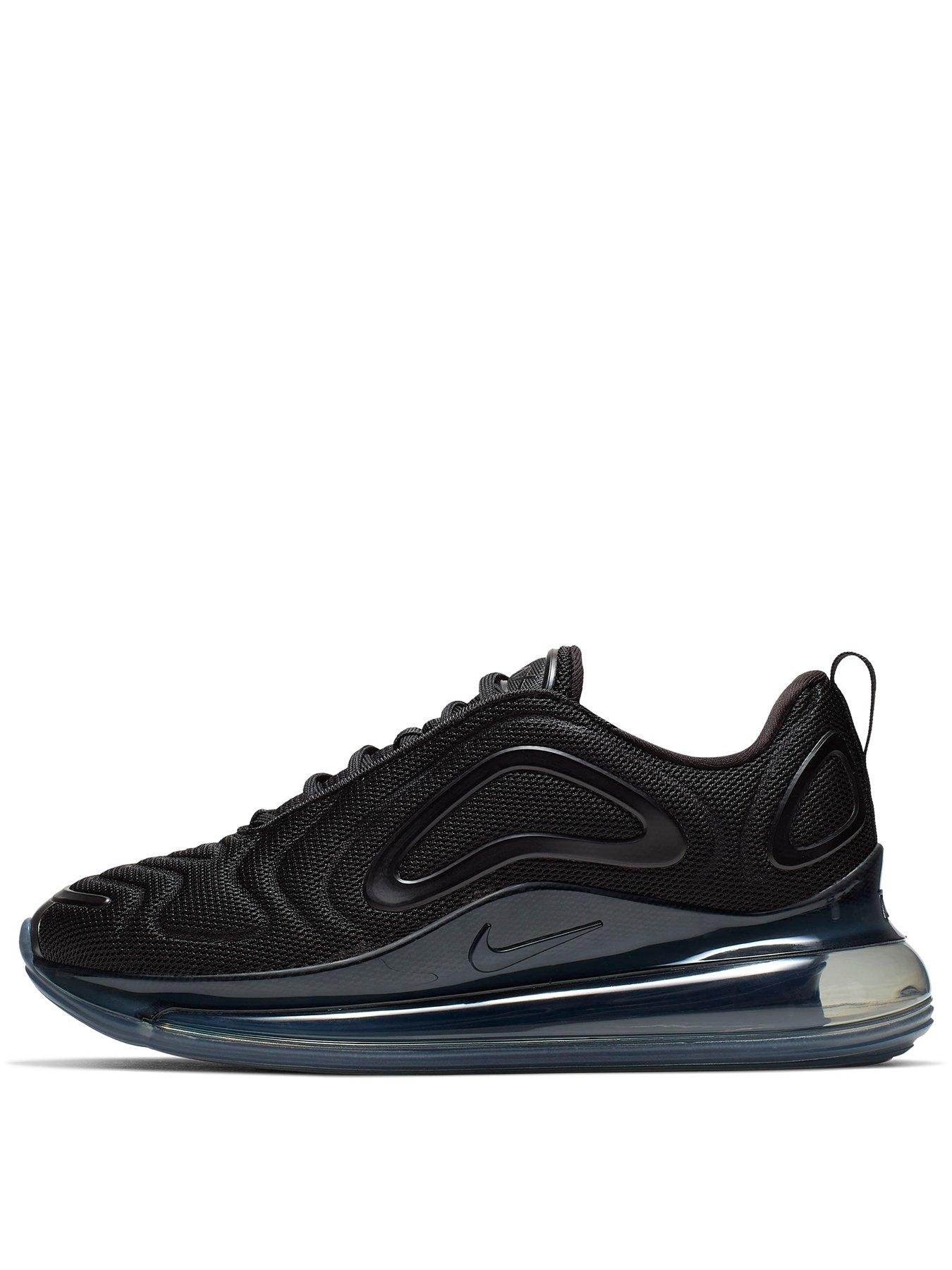 nike air max 720 trainers in black