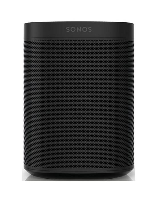 front image of sonos-sonosnbspone-sl-wireless-multi-room-speaker-superior-sound-performance-black