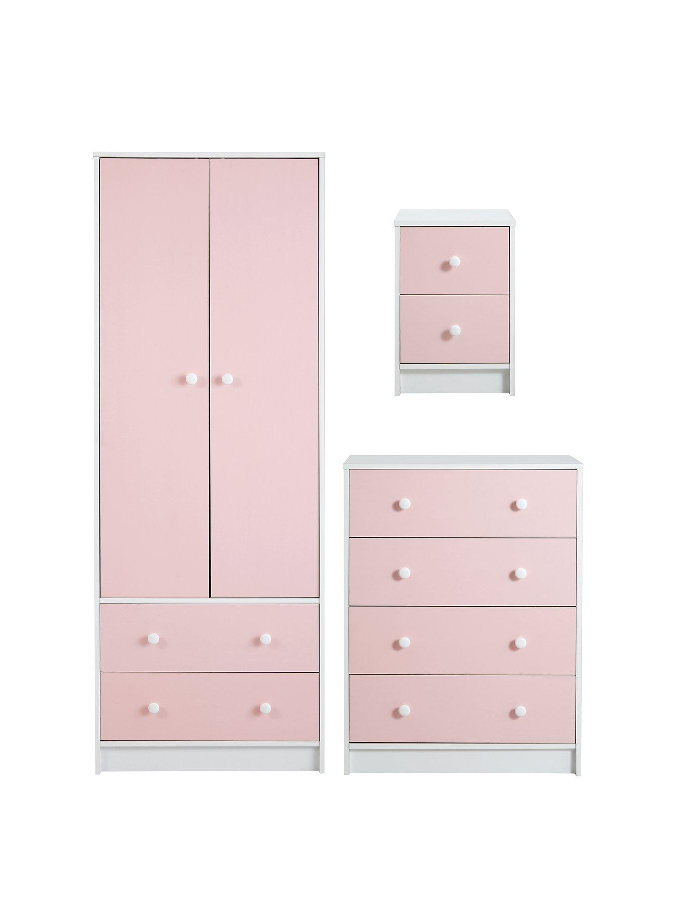 Conway 3 Piece Childrens Bedroom Package 2 Door 2 Drawer