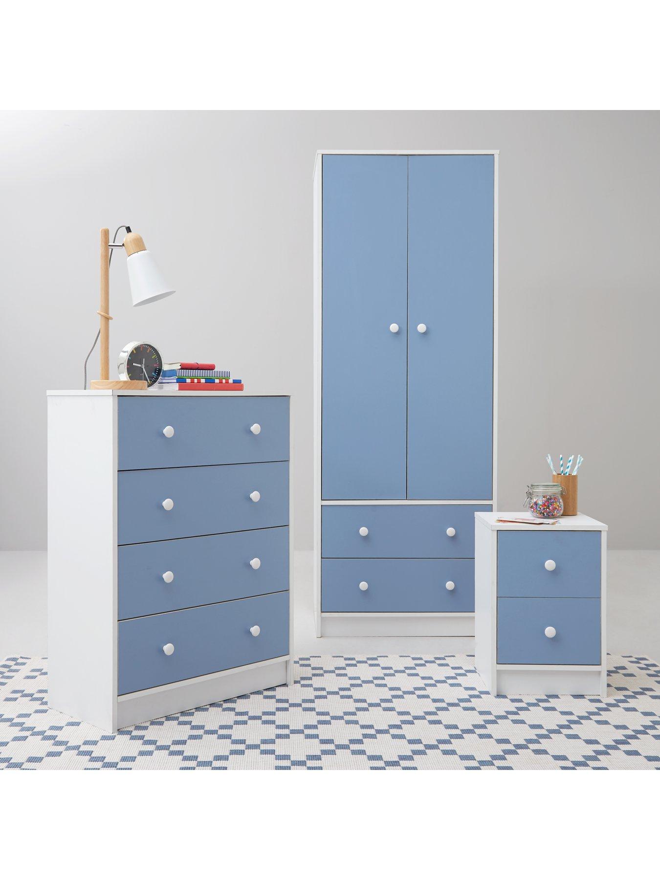 Conway 3 Piece Childrens Bedroom Package 2 Door 2 Drawer