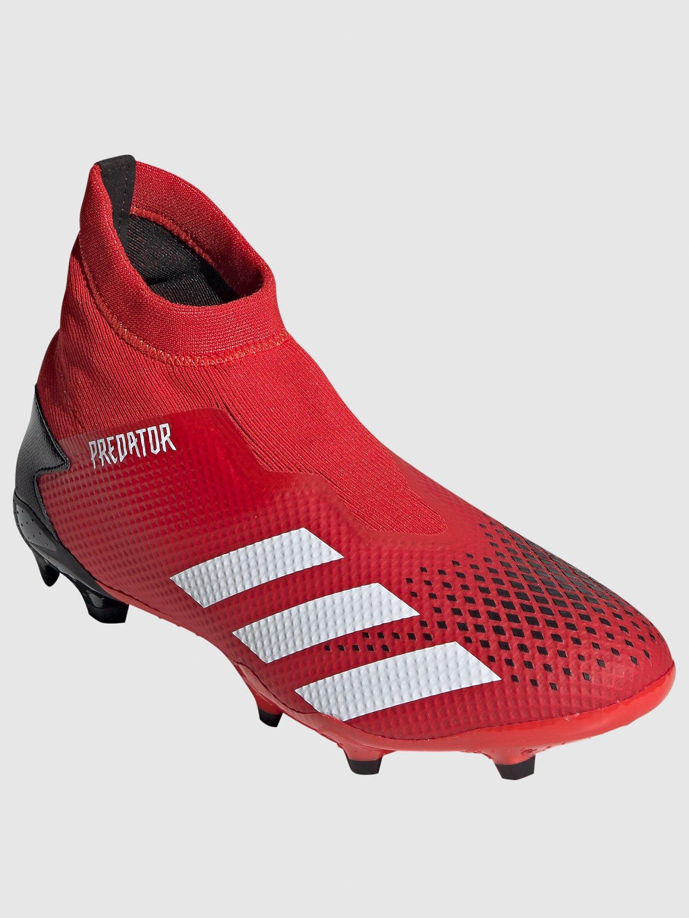 size 2 laceless football boots