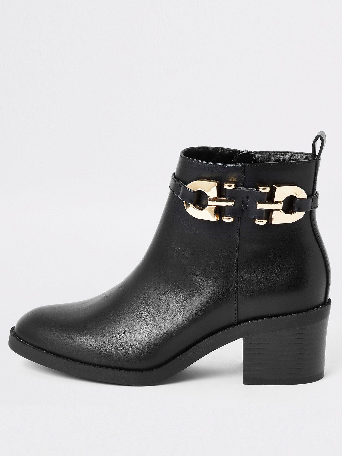 river island buckle boots