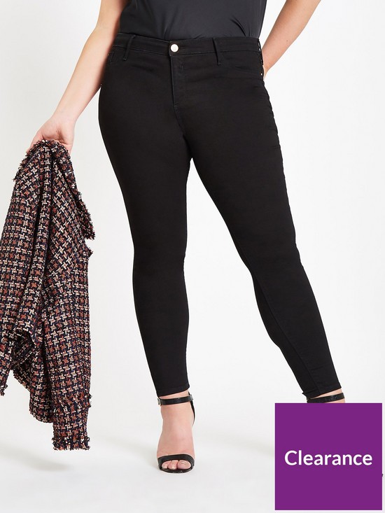 front image of ri-plus-molly-mid-rise-jegging-black