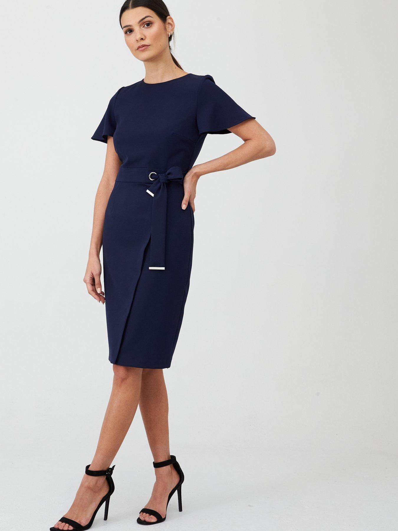 littlewoods navy dress