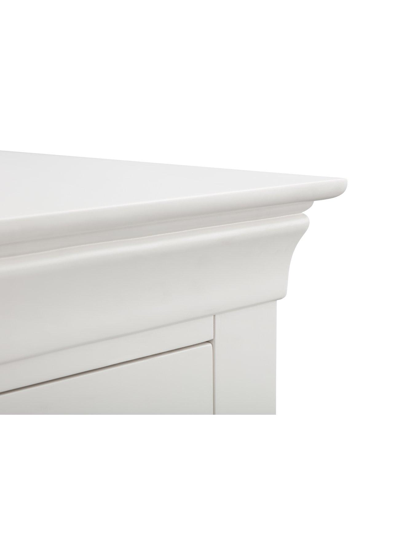 Image 5 of 6 of Julian Bowen Clermont 3+2 Drawer Chest White