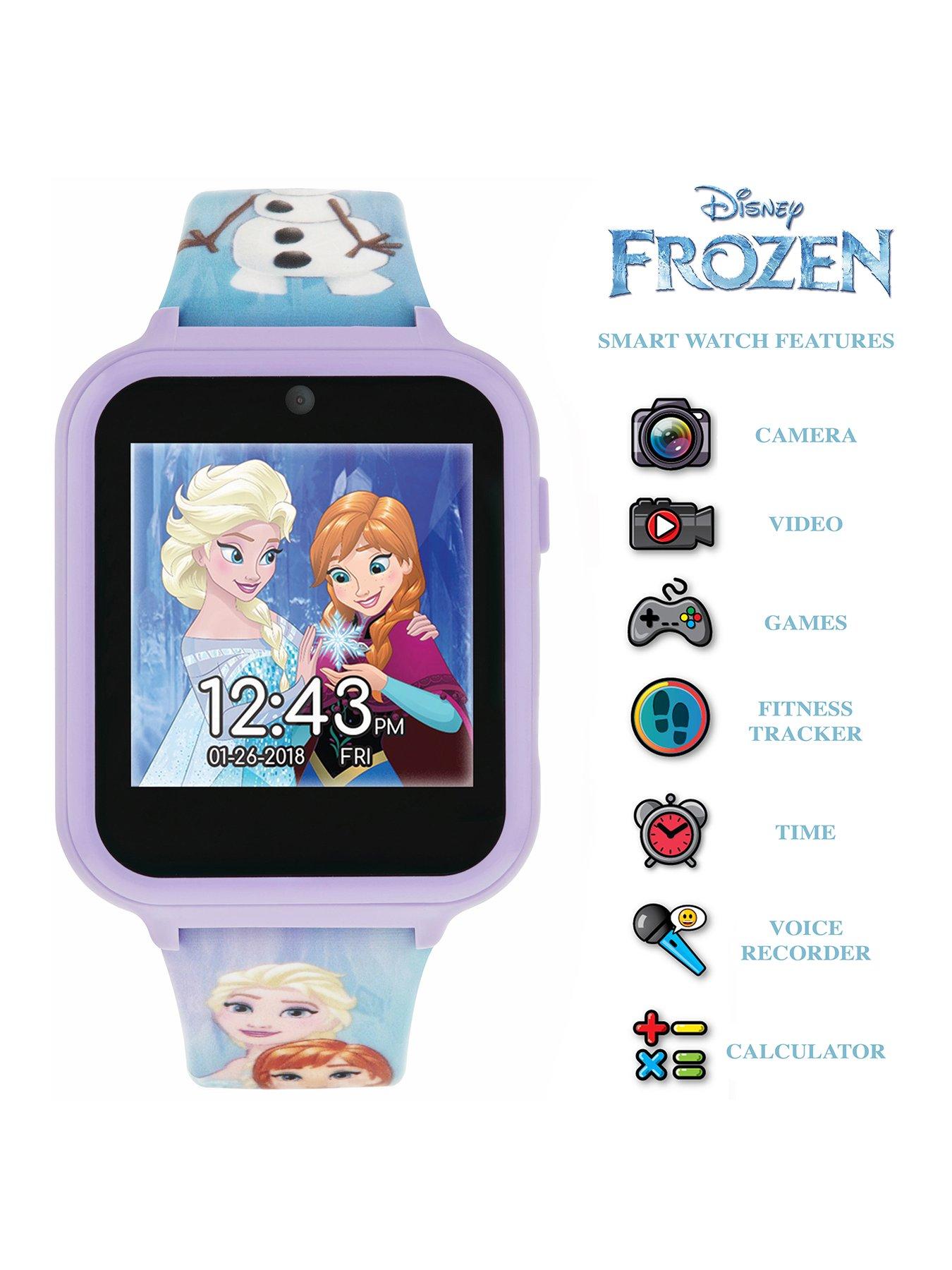 Disney Frozen Full Display Printed Silicone Strap Kids Interactive Watch littlewoods