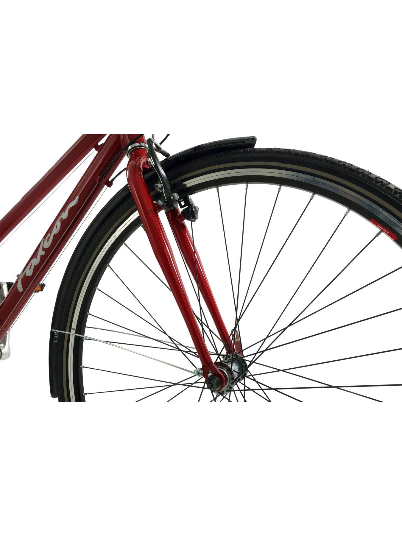  image of falcon-venture-fully-equipped-hybrid-bike-16in-frame-18-speed