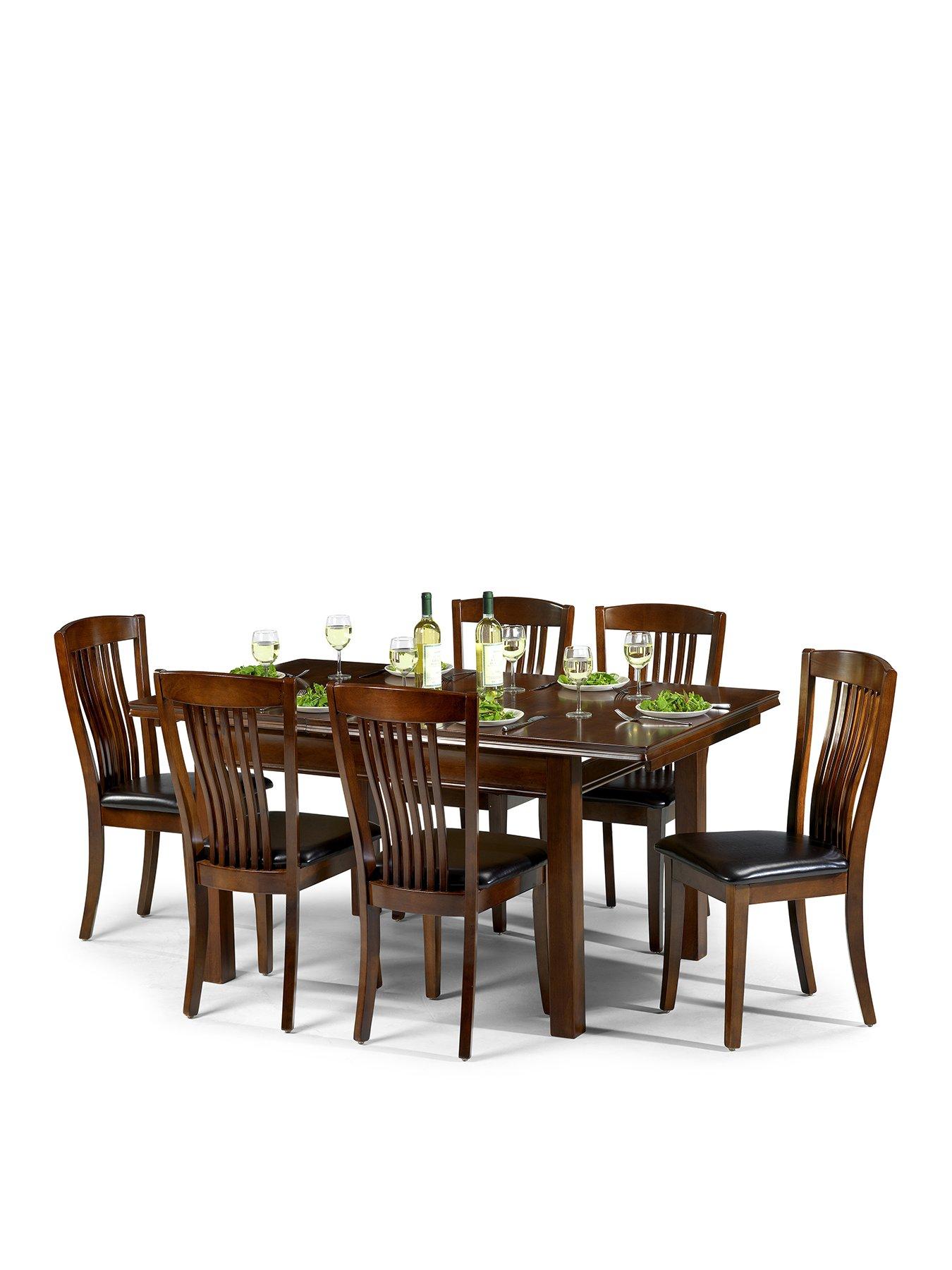 Image 2 of 4 of Julian Bowen Canterbury 120-160 cm Extending Table and 6 Chairs