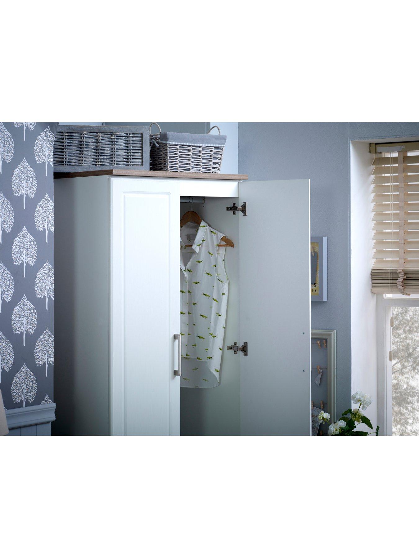 Image 6 of 8 of SWIFT Regent Ready Assembled 4 Piece Package - 2 Door Wardrobe, 5 Drawer Chest and 2 Bedside Chests&nbsp;- FSC&reg; Certified
