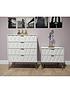  image of swift-versailles-ready-assembled-4-piece-package-2-door-wardrobe-5-drawer-chest-and-2-bedside-chests