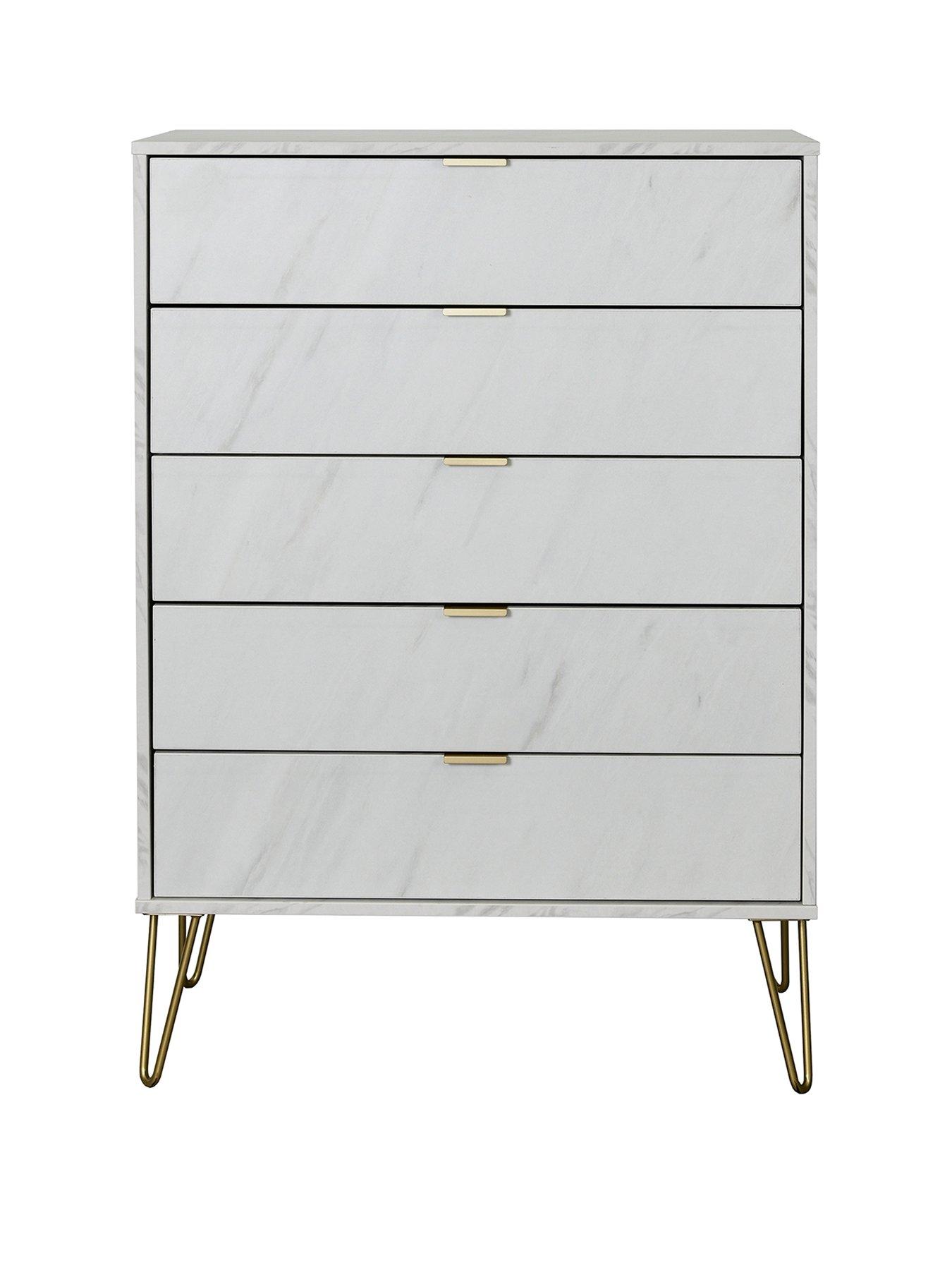 Swift Marbella Ready Assembled 5 Drawer Chest Littlewoods Com