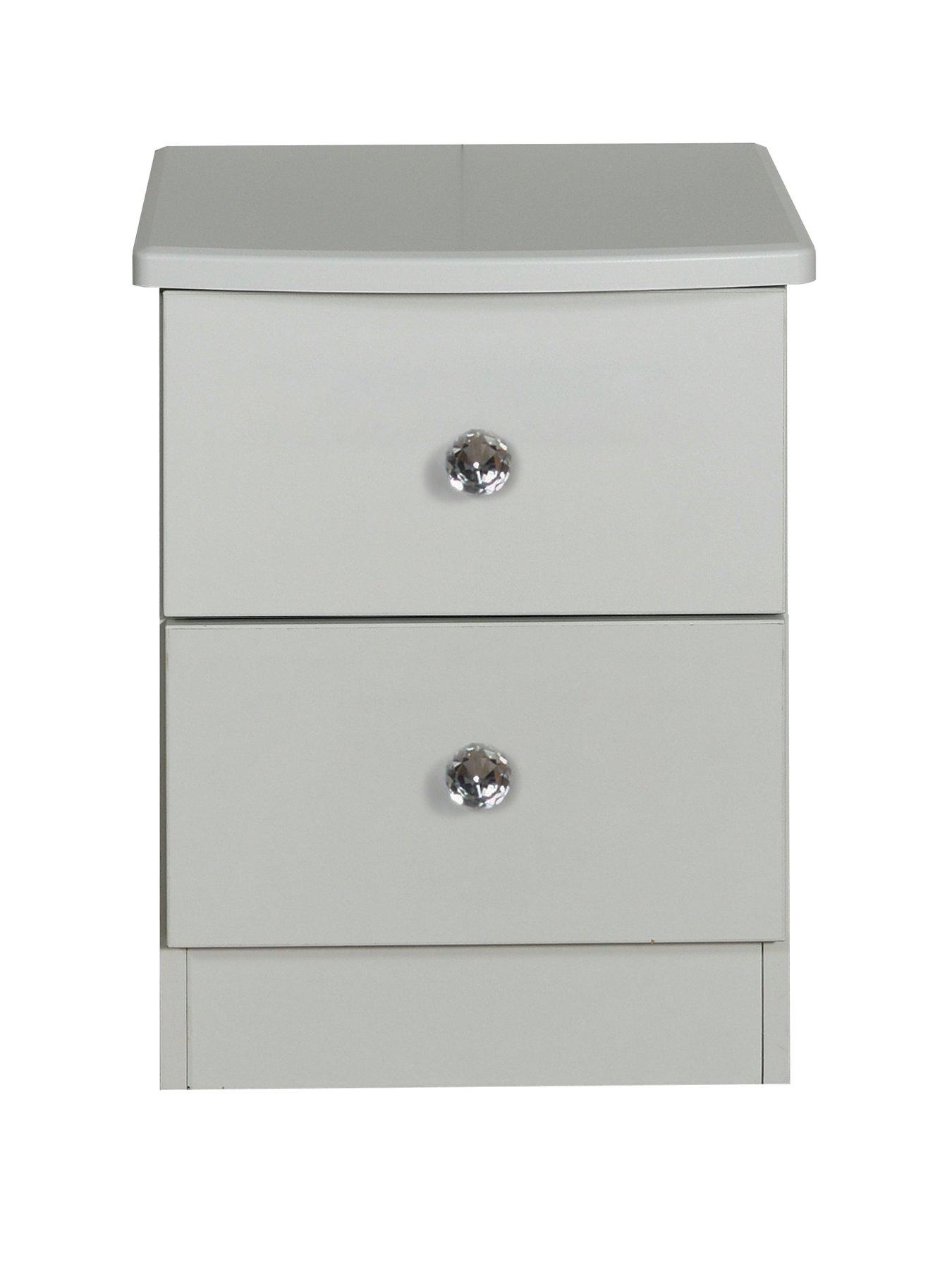  image of swift-verve-ready-assembled-2-drawer-bedside-chestnbsp--fscreg-certified