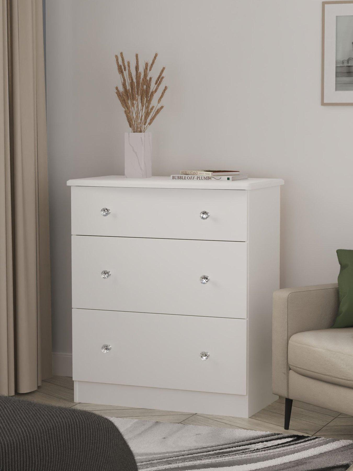 SWIFT Verve Ready Assembled 3 Drawer Deep Chest - FSC® Certified