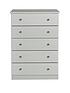  image of swift-verve-ready-assembled-5-drawer-chest