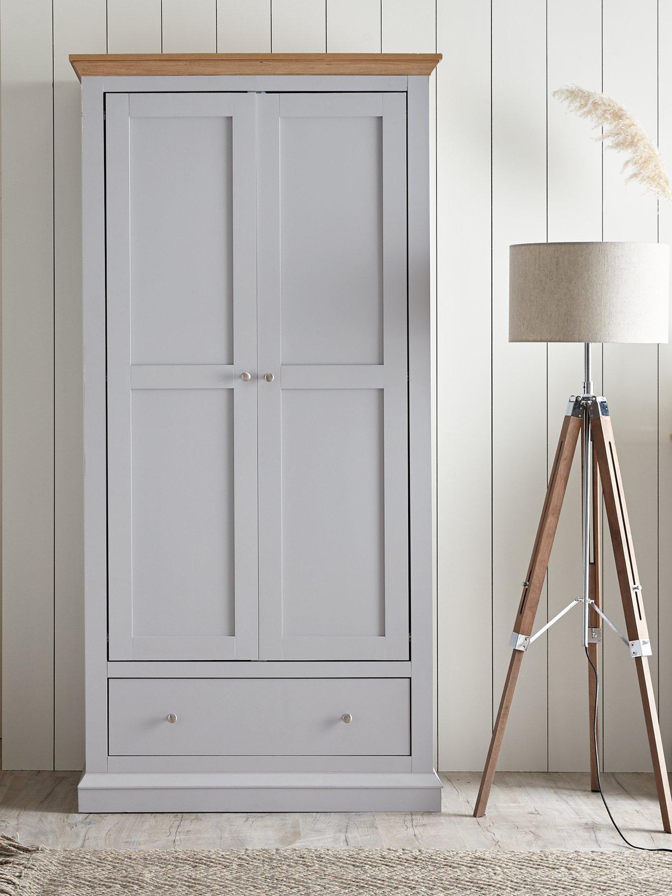 Very Home Hanna 2 Door 1 Drawer Wardrobe