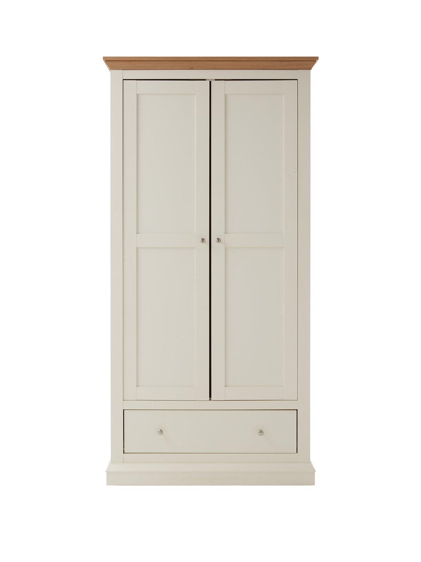  image of very-home-hanna-2-door-1-drawer-wardrobe