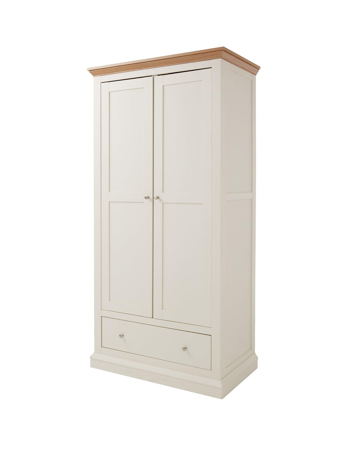  image of very-home-hanna-2-door-1-drawer-wardrobe