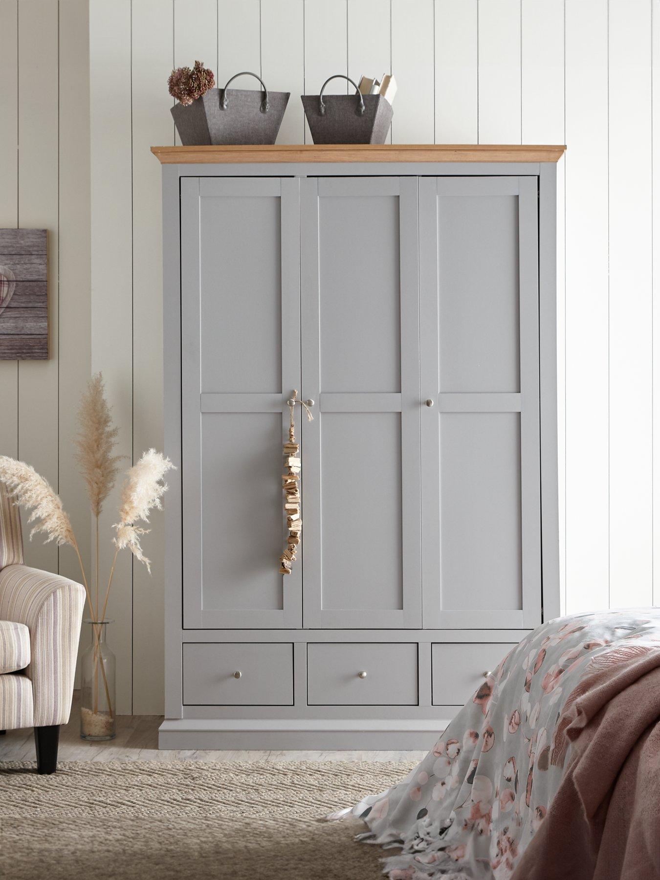 The Very Collection Hanna 3 Door, 3 Drawer Wardrobe