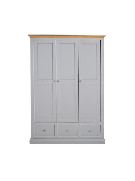front image of very-home-hanna-3-door-3-drawer-wardrobe