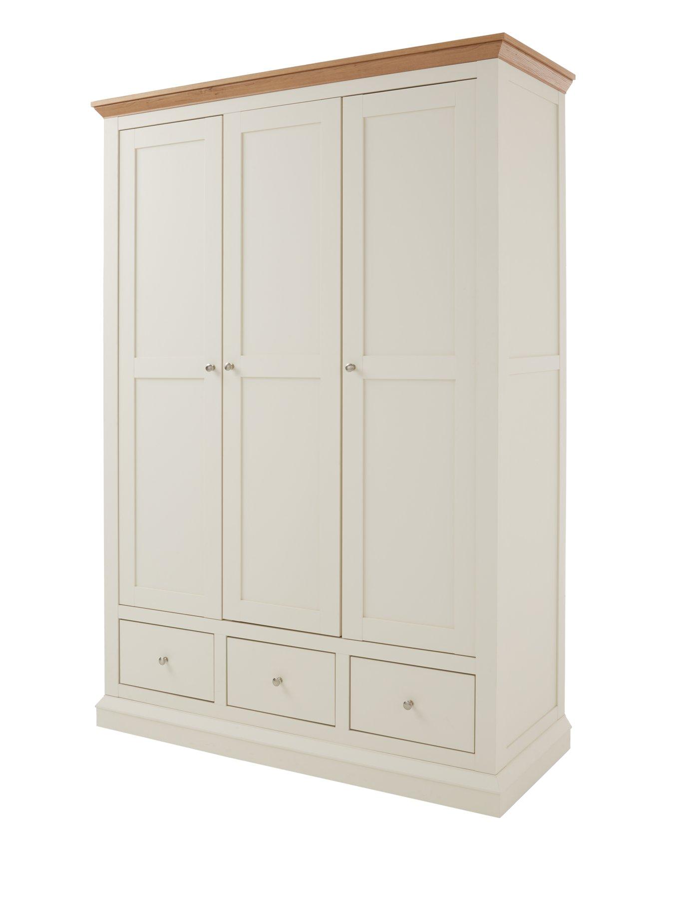 Image 3 of 7 of The Very Collection Hanna 3 Door, 3 Drawer Wardrobe