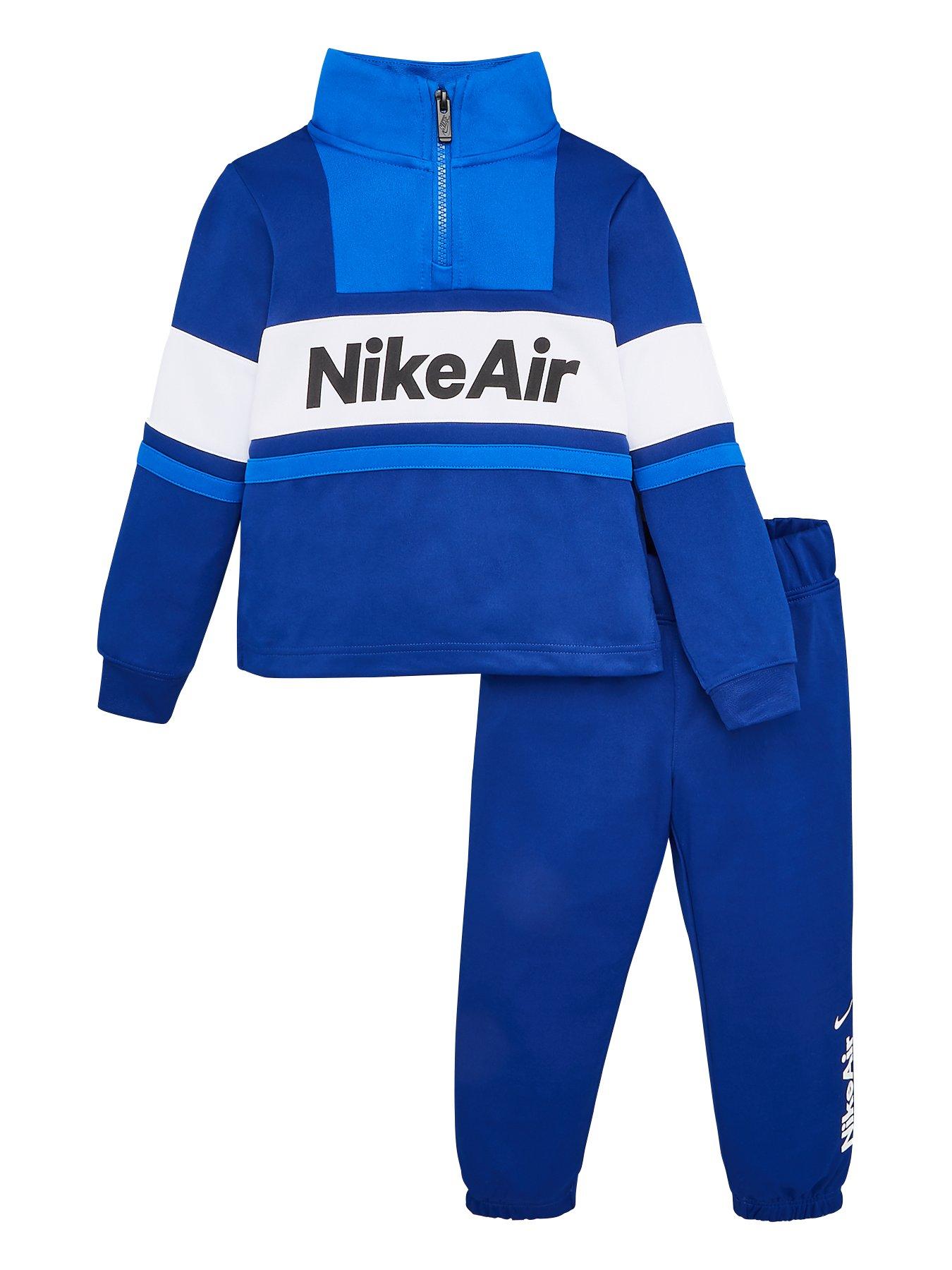 nike air tracksuit blue